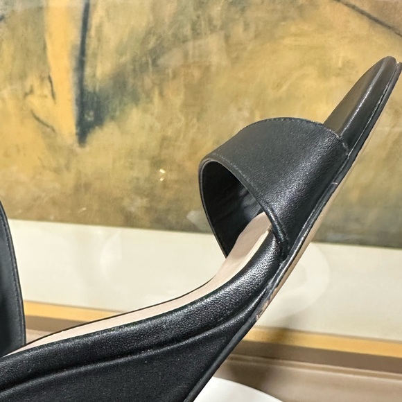 🌹STUART WEITZMAN🌹 Ave Strappy Wedge Sandals In Black Size: 7.5 - Picture 11 of 15